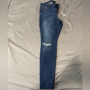 GAP Women's Dark Blue Skinny Jeans